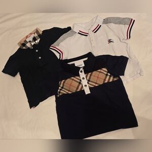 Authentic Kid Burberry 3 Polo Shirts